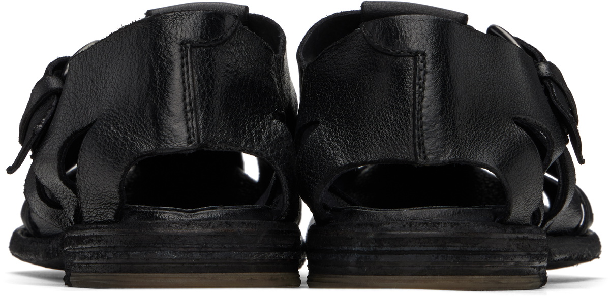 サンダル Officine Creative ARCHIVE 521 Men's Black Leather Sandals: ARCHIVE 521 – Officine Creative