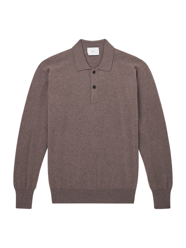 Photo: ssstein - Cashmere Polo Sweater - Gray