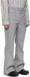 C2H4 Gray Corbusian Tailored Trousers