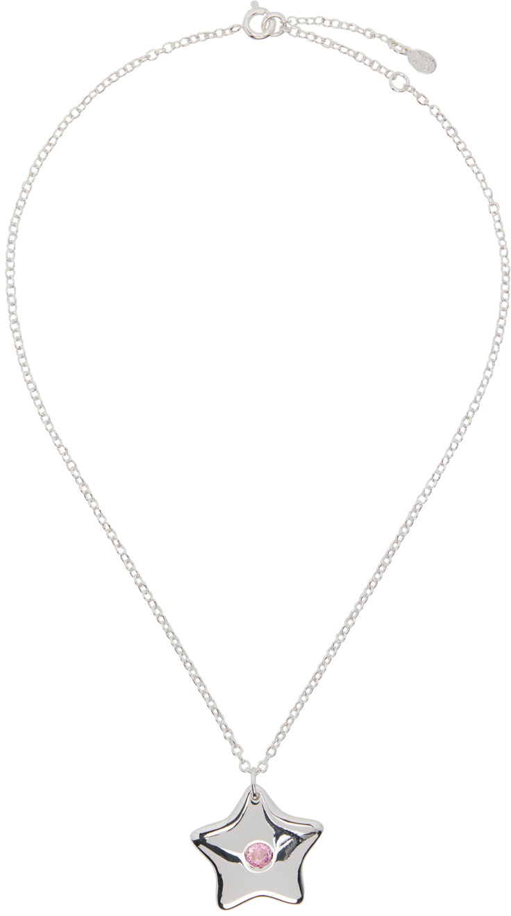 Sandy Liang Silver Sparkles 2.0 Necklace