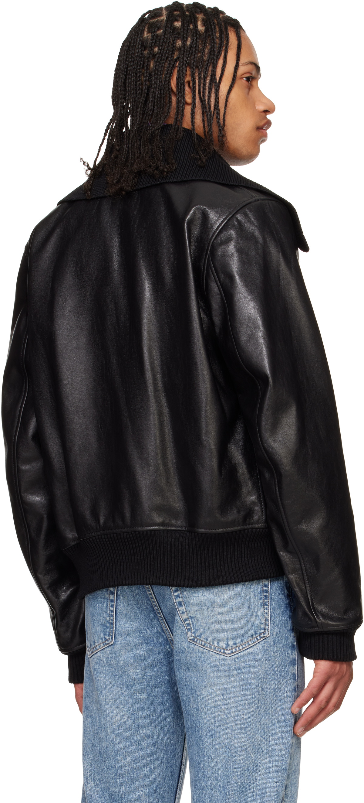 Our Legacy - Pharos Bomber Malleable Black Bull Hide