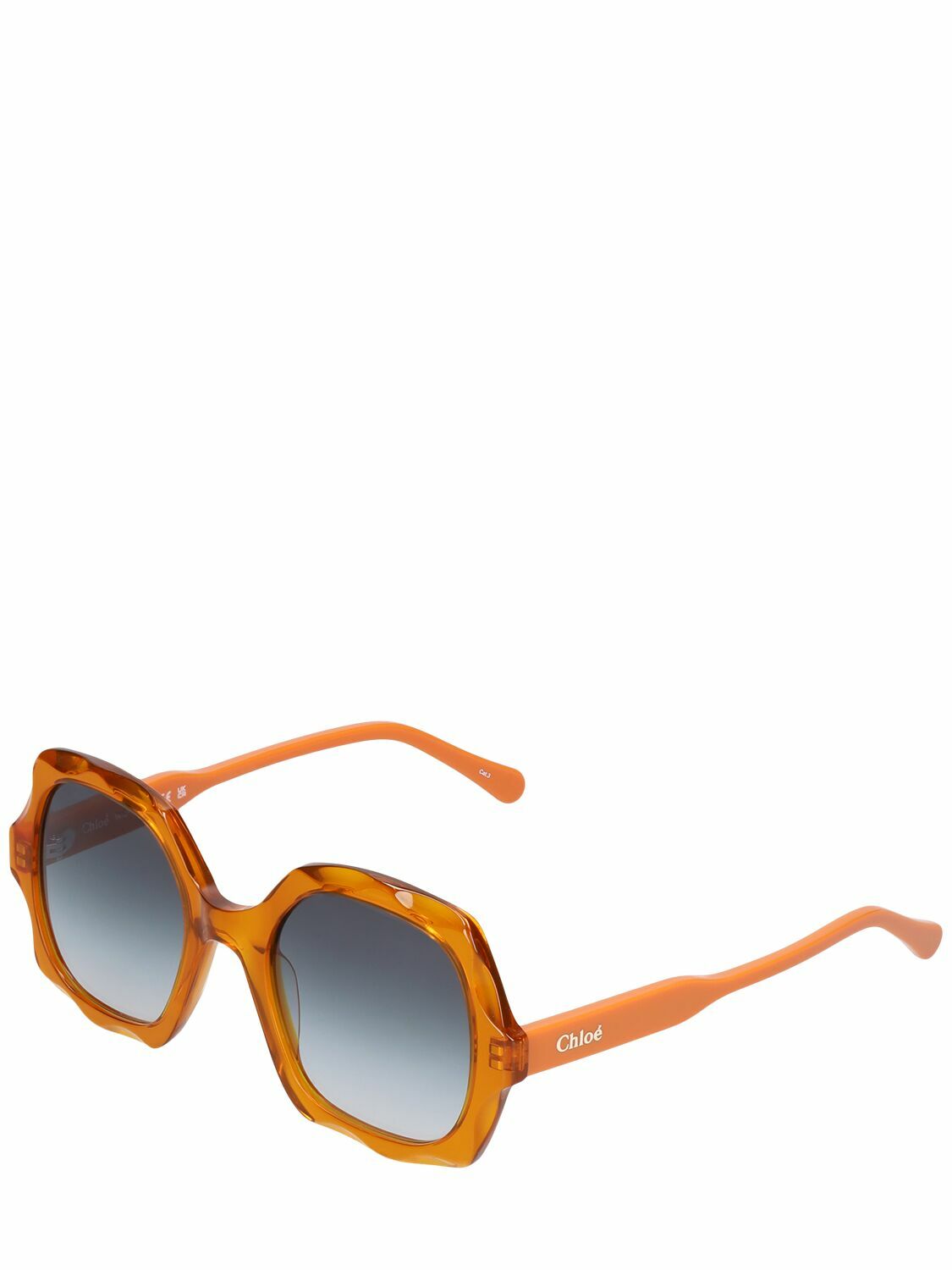 Chloe Scalloped 56mm Sunglasses Chloe | Accessories | Chloe Tally Round Scalloped 56mm  main image 3