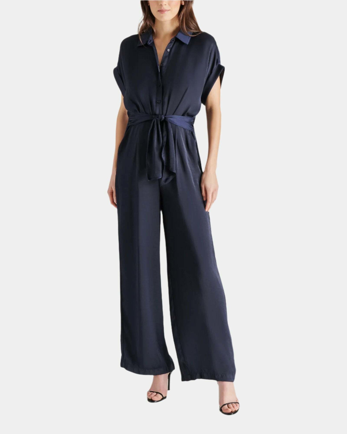 Steve Madden Tori Jumpsuit Dress in Navy