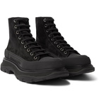 Alexander McQueen - Suede High-Top Sneakers - Black