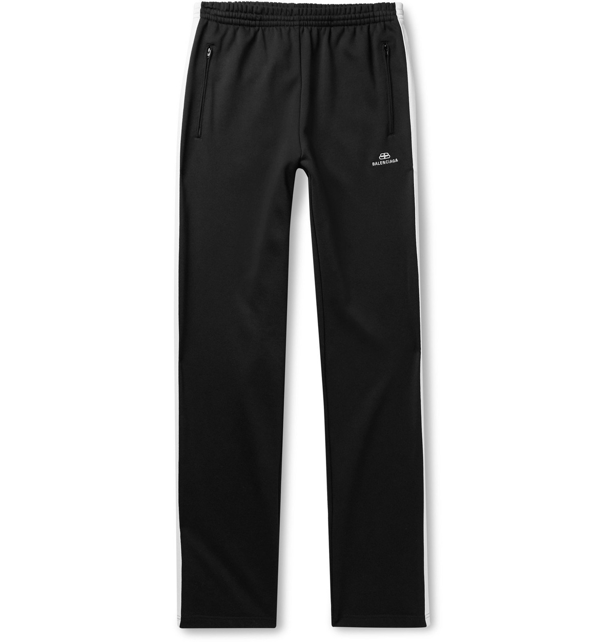 Balenciaga jersey cotton track pants - Black