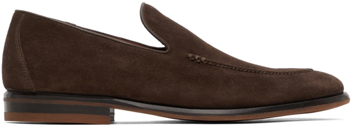 Photo: Loro Piana Brown Suede City Loafers