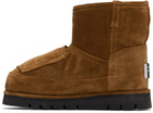 Acne Studios Brown Low Jeans Suede Boots