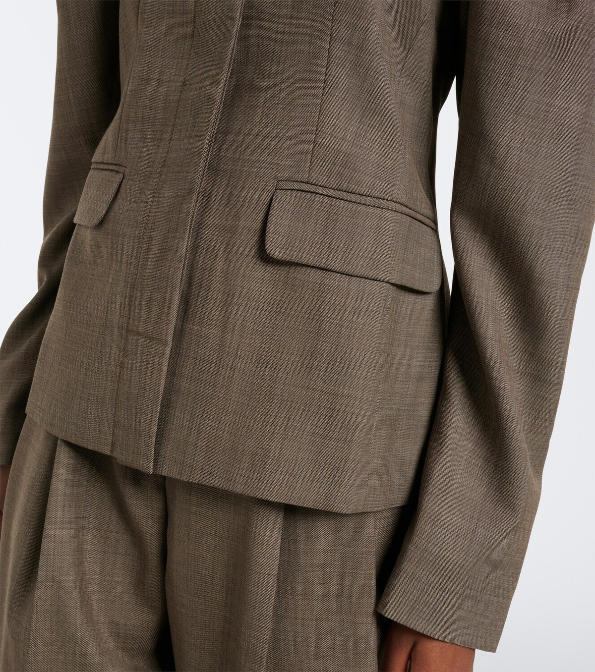 Ganni Wool-blend blazer