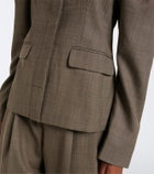 Ganni Wool-blend blazer