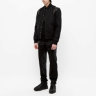 Saint Laurent Men's Light Wool Teddy Jacket in Black