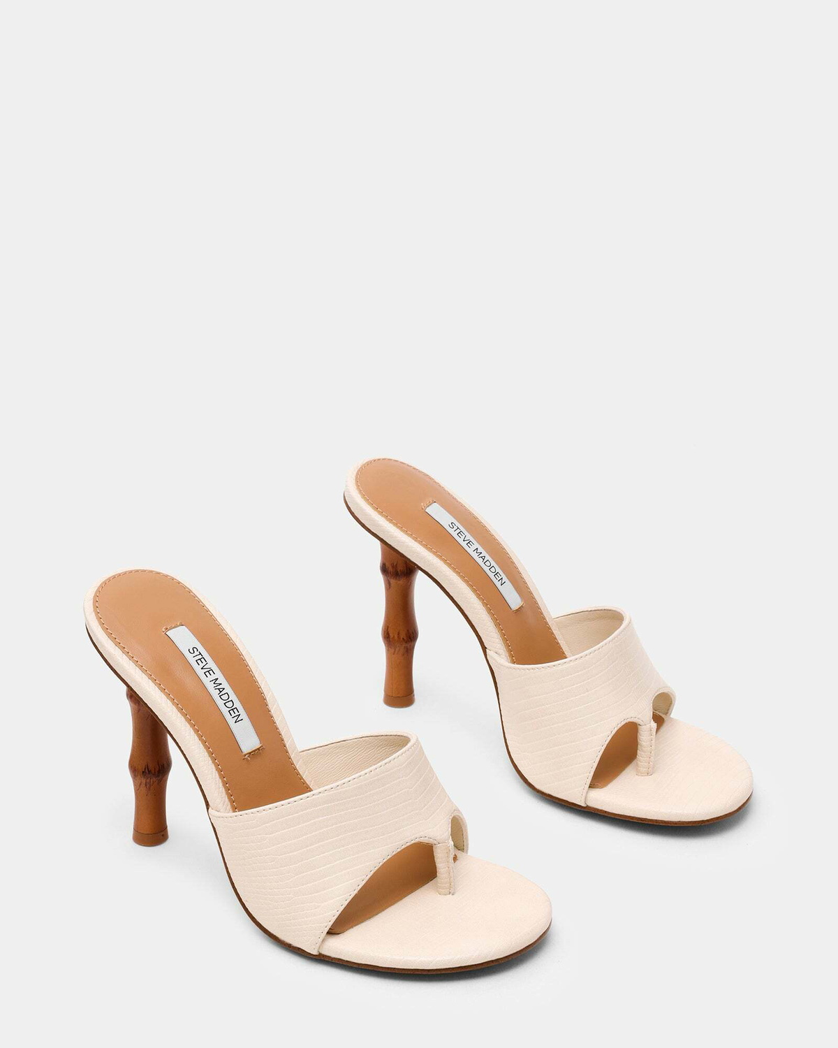 Steve Madden Briata Heels in Natural Exotic