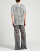 Acne Studios Mens T-shirt in Grey