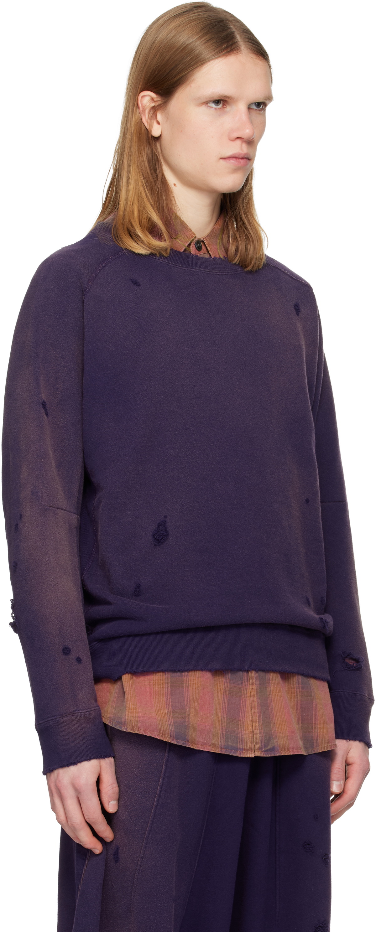 NEEDLES Purple Darts Sweatshirt Needles