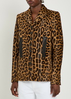Khaite Saraphina Leopard Calf-hair Jacket