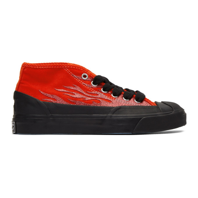 Photo: Converse Red A$AP Nast Edition Jack Purcell Chukka Sneakers