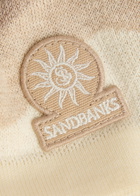 Sandbanks Striped Cotton Shorts Beige