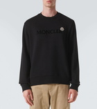 Moncler Logo cotton fleece sweatshirt