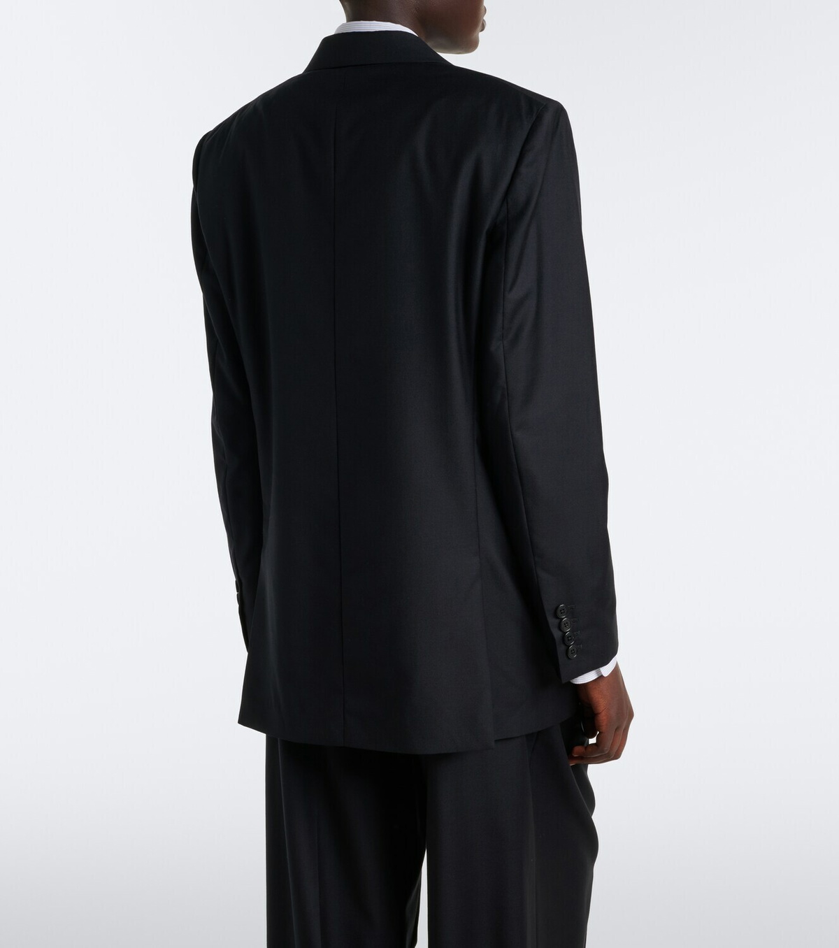 The Row Isani double-breasted virgin wool blazer