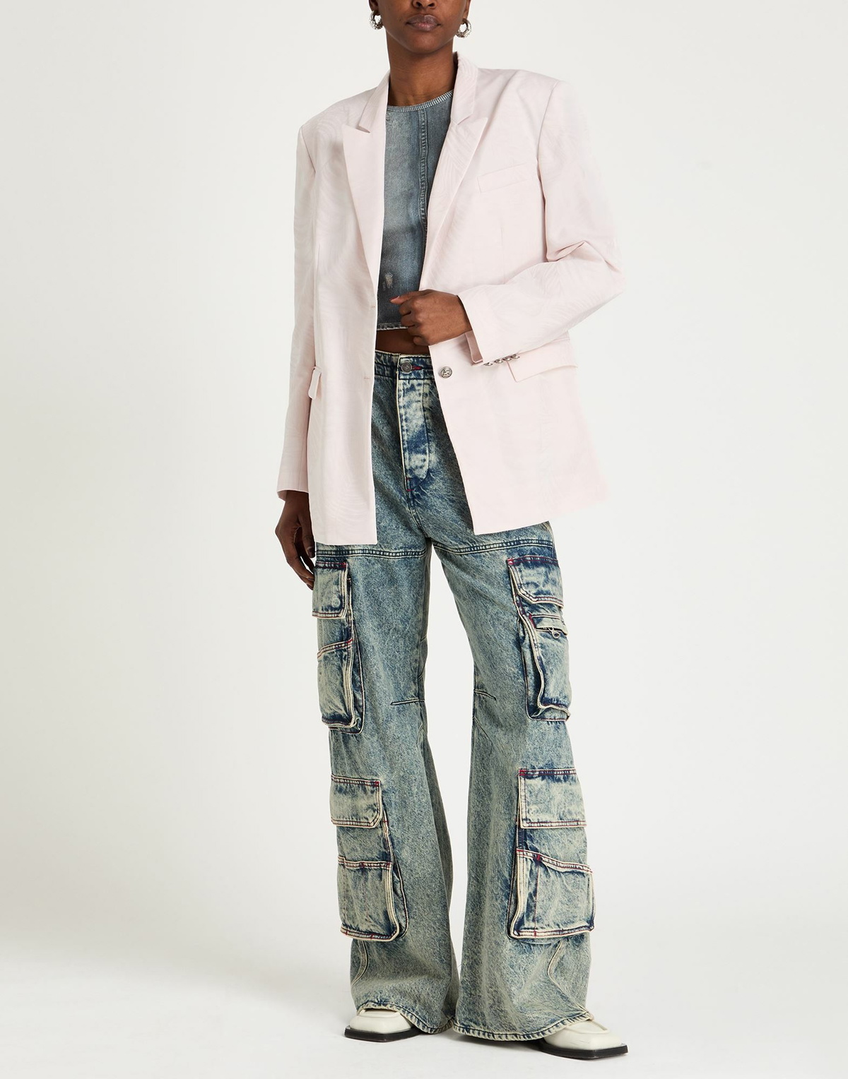 Palm Angels Womens Blazer Light in Pink