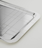 Christofle Graphik silver-plated tray
