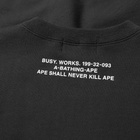 A Bathing Ape Mad Face Wide Logo Crew Sweat