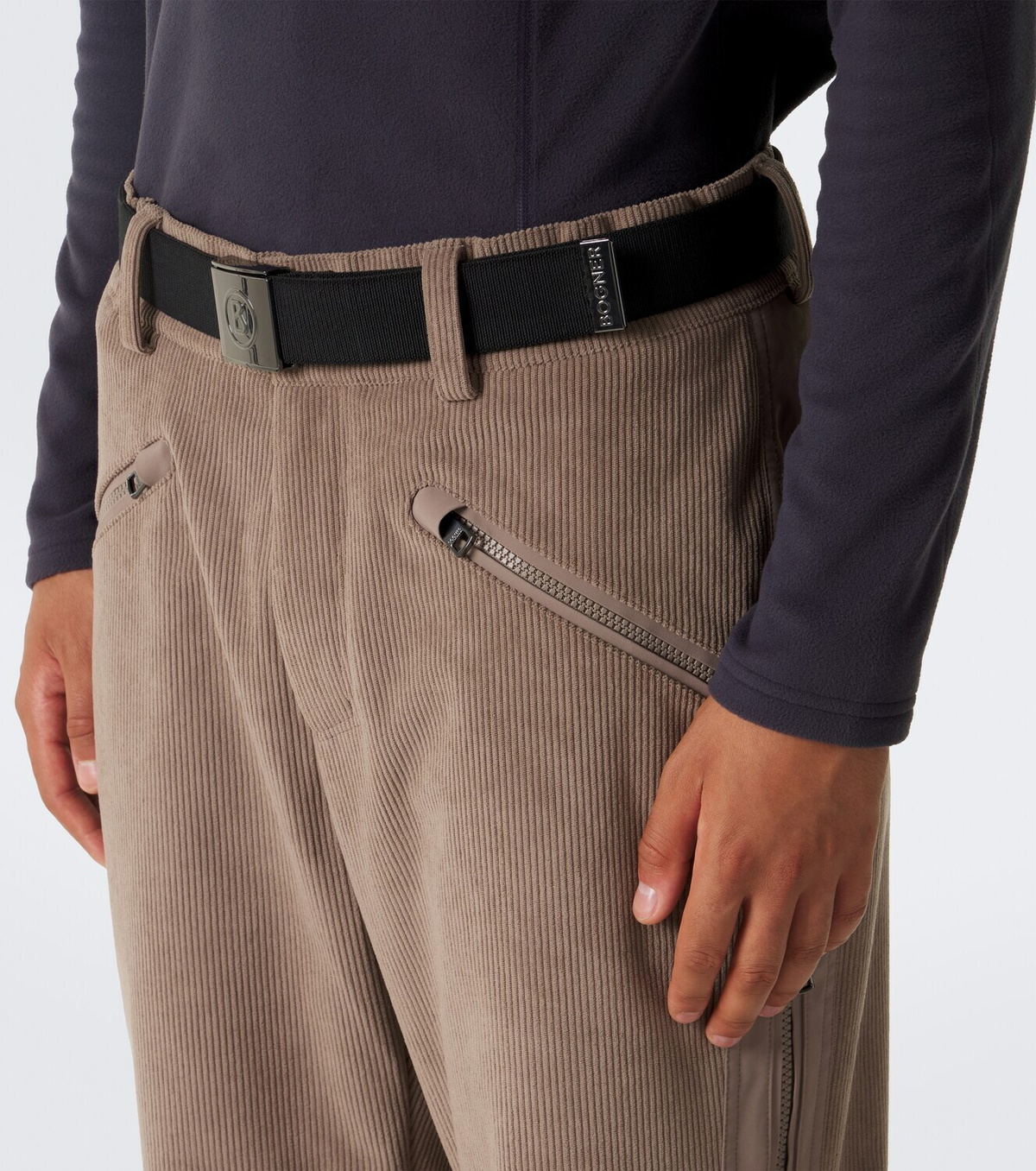 Bogner Corven belted corduroy ski pants
