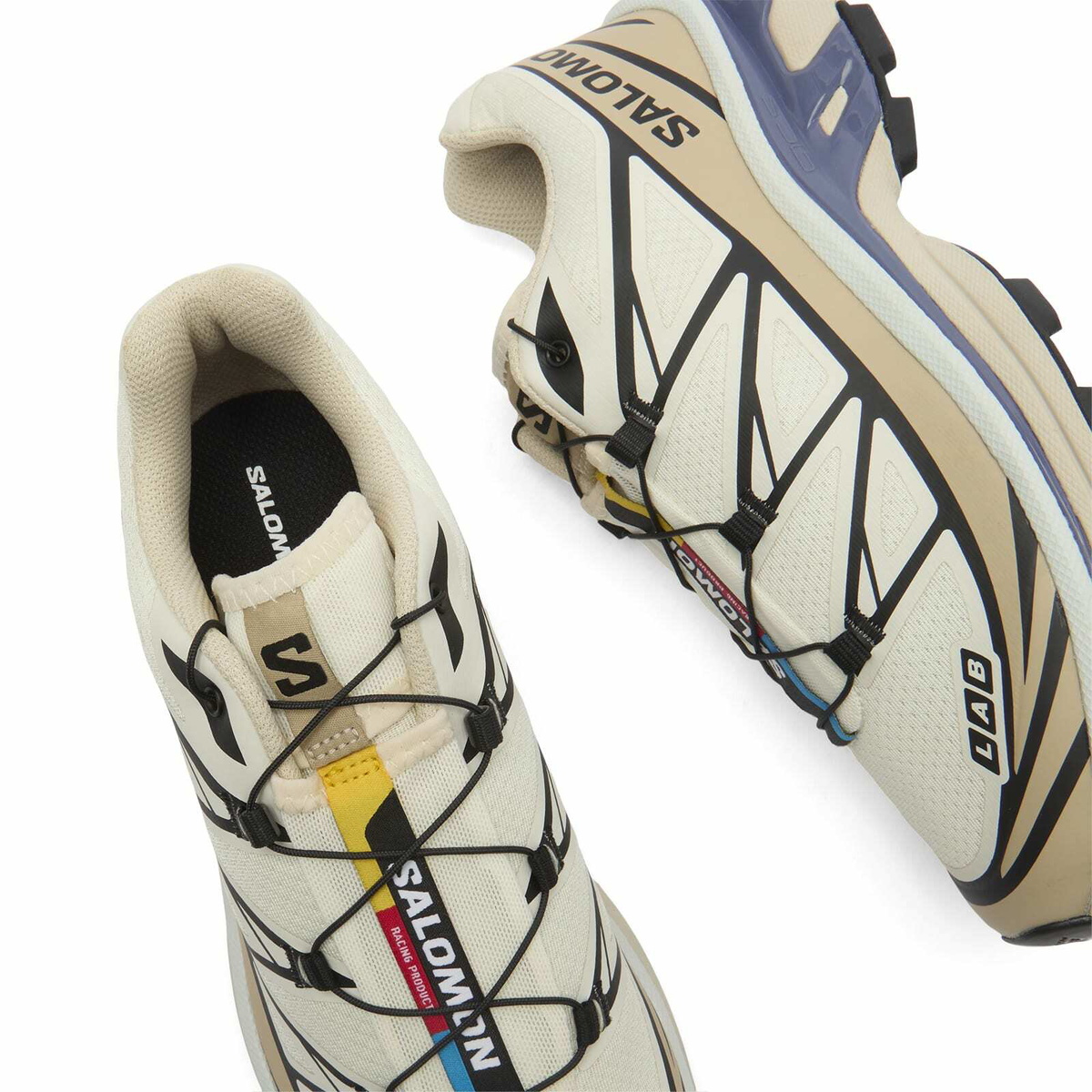 Salomon Women's XT-6 Sneaker in Vanilla Ice/Oxford Tan/Heron
