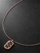 Suzanne Kalan - Rose Gold, Sapphire and Diamond Pendant Necklace