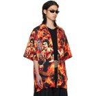 LU'U DAN BRUCE LEE x LỰU ĐẠN Black & Orange Sleaze Shirt