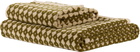Autumn Sonata Beige & Khaki Alessandra Williams Edition Hanna Bath & Hand Towel Set