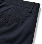 AMI - Slim-Fit Cotton-Twill Bermuda Shorts - Men - Navy