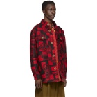 Versace Red GV Shirt Jacket