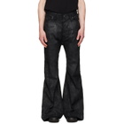 Julius Black Coated Jet Jeans