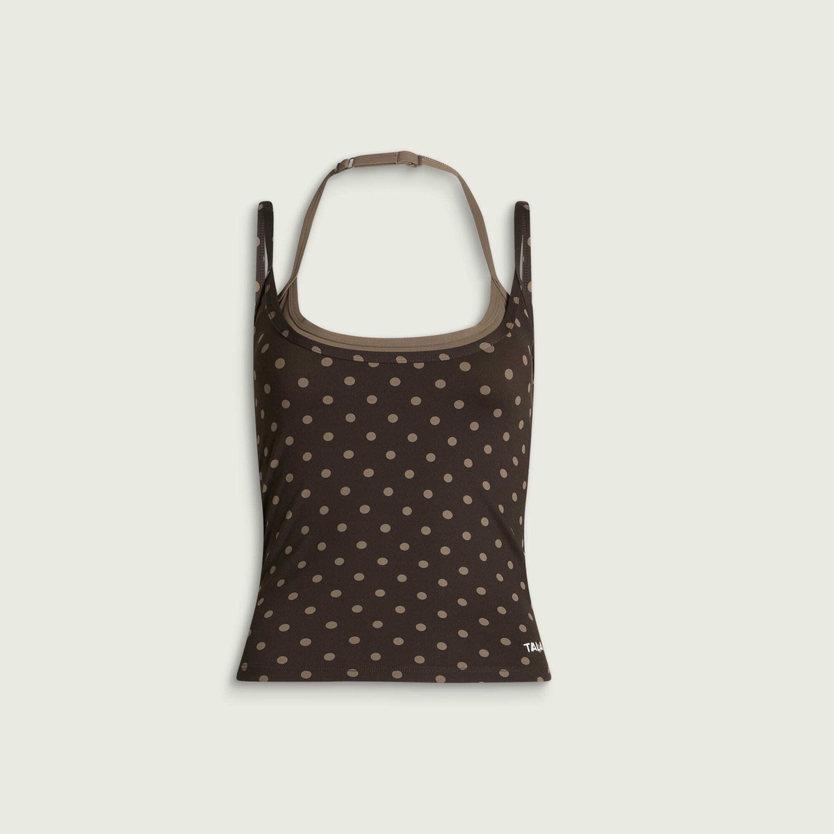 TALA Women's DayFlex Double Layer Vest in Americano/Cortado Polka Dot