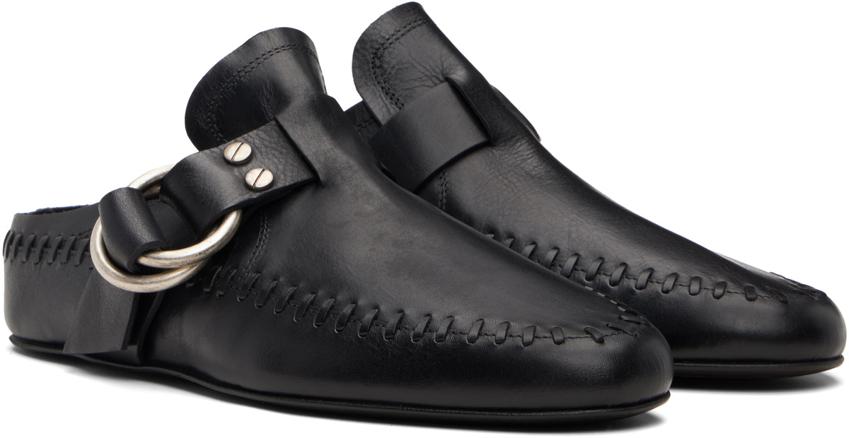 Ann Demeulemeester Black Ande Soft Shade Slip-on Loafers
