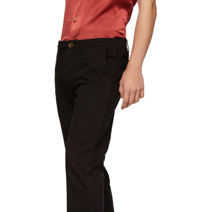 Visvim Black High-Water Chino Trousers Visvim