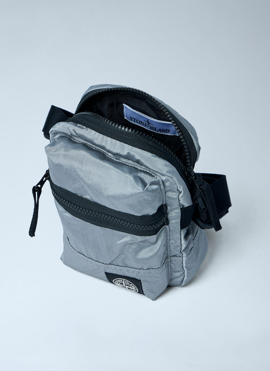 Stone Island Logo Motif Crossbody Bag