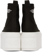 Marc Jacobs Black 'The Platform High Top' Sneakers