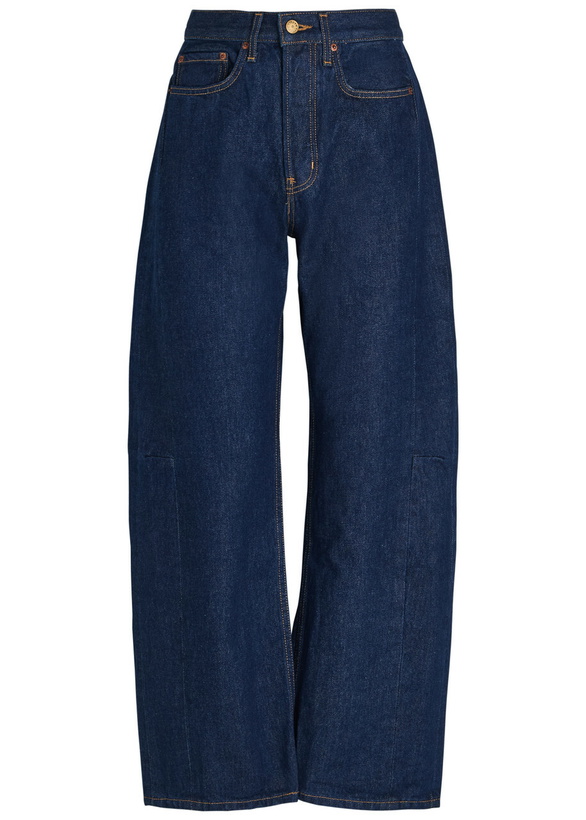 Photo: B Sides Slim Lasso Structured Barrel-leg Jeans Indigo