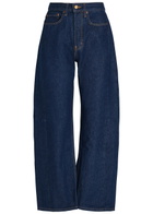 B Sides Slim Lasso Structured Barrel-leg Jeans Indigo