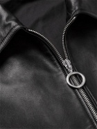 AMI PARIS - Leather Jacket - Black