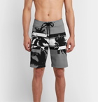 James Perse - Y/OSEMITE Long-Length Printed Swim Shorts - Gray