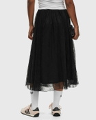 Rotate Birger Christensen Lace Long Midi Skirt Black Skirts