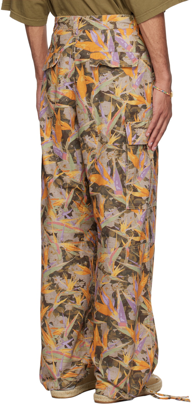 drew house Multicolor Printed Cargo Pants