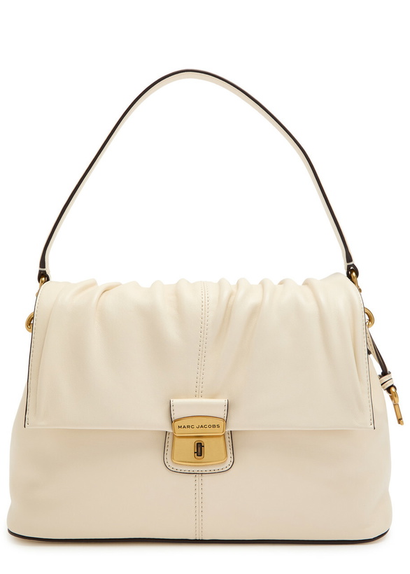 Photo: Marc Jacobs The Messenger Leather Shoulder bag - Cream - One Size