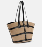 Altuzarra Park Place Large suede tote bag