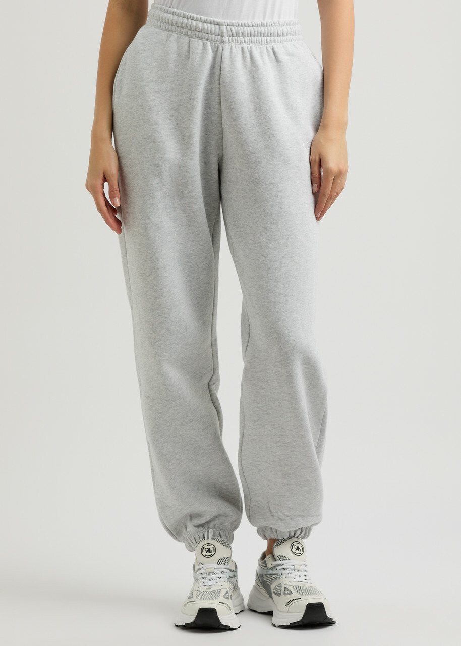 Rotate Sunday Logo Cotton Sweatpants Light Grey