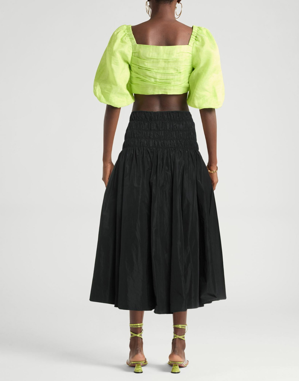 Maje Womens Midi skirt in Black