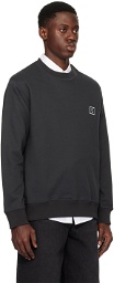 Wooyoungmi Gray Graphic Sweatshirt