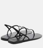 Proenza Schouler Monogram leather thong sandals